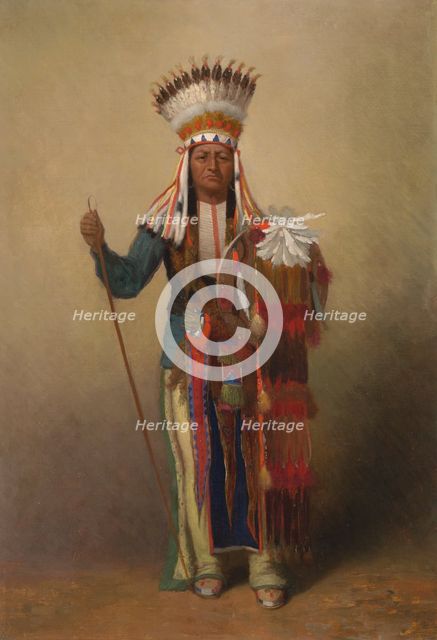 Minimic, c. 1878. Creator: James Wells Champney.