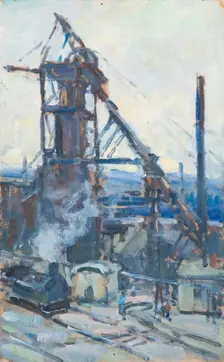 Mining 1880-1936. Creator: Terrick Williams