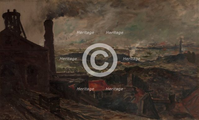Mining Area, 1882. Creator: Constantin Emile Meunier.