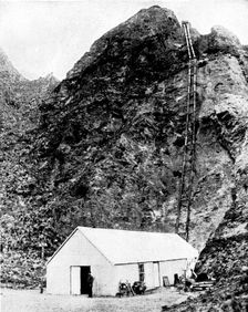 Mining in New Zealand - Achilles Gold-Fields, Limited: house containing Pelton water-wheels.., 1895. Creator: Unknown