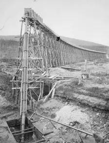 Mining structure, between c1900 and c1930. Creator: Unknown