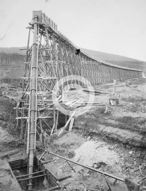 Mining structure, between c1900 and c1930. Creator: Unknown.