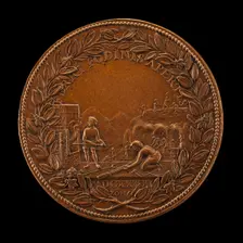 Mining Works on Monte Leone [reverse], 1641. Creator: Gaspare Morone Mola