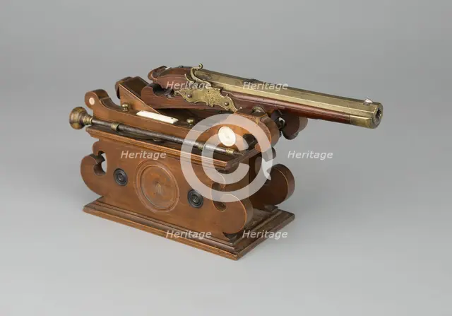 Miniature Model of a Wall Gun, Germany, 1670/1700. Creator: Unknown.