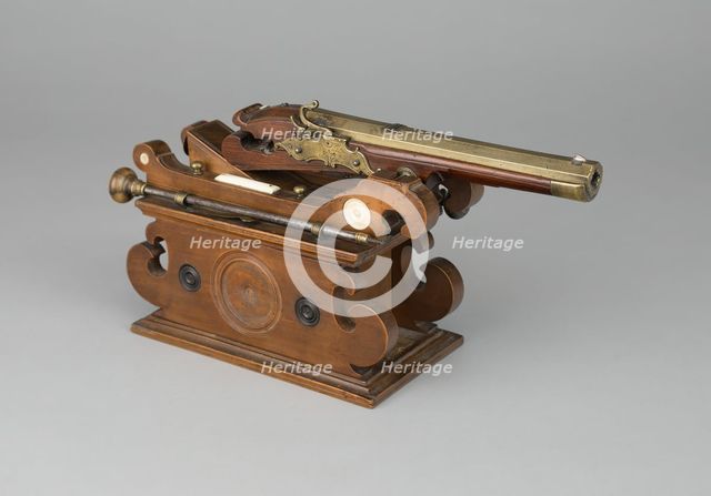 Miniature Model of a Wall Gun, Germany, 1670/1700. Creator: Unknown.