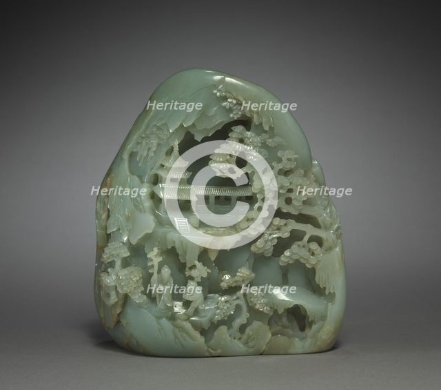 Miniature Mountain with Daoist Paradise, 1736-1795. Creator: Unknown.