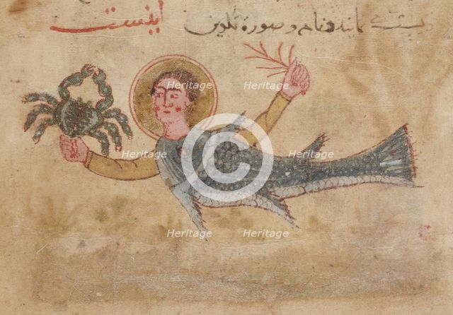 Miniature of the Selection of astrological treasures by Rumi, ca 1273. Creator: Anonymous.