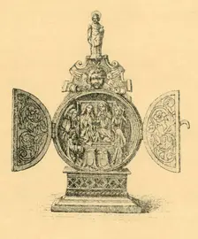 Miniature altar, 1500-1570, (1881). Creator: D Jones