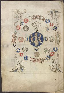 Miniature Annus from Liber Scivias by Hildegard of Bingen, ca 1220. Artist: Anonymous