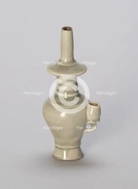 Miniature Buddhist Water Sprinkler (Kundika) with Lotus..., late Song or Yuan dynasty, c13th cent. Creator: Unknown.
