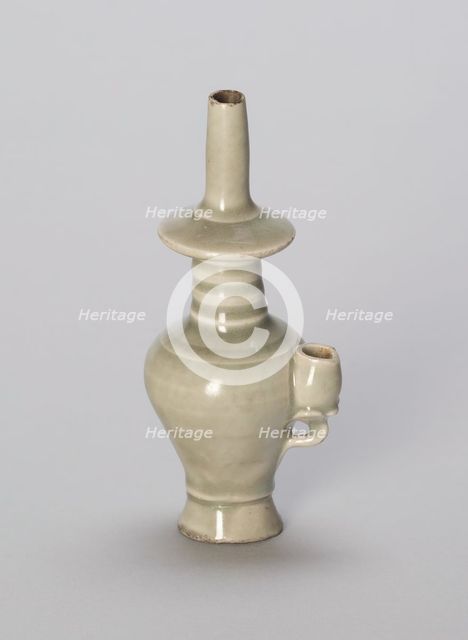 Miniature Buddhist Water Sprinkler (Kundika) with Lotus..., late Song or Yuan dynasty, c13th cent. Creator: Unknown.