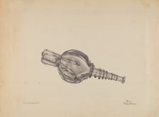 Miniature Bellows Bottle, c. 1936. Creator: John Tarantino