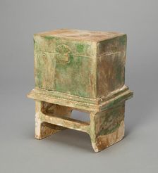 Miniature Box on a Stand (Mingqi), Ming dynasty (1368-1644). Creator: Unknown