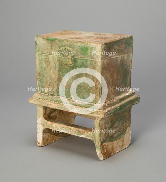 Miniature Box on a Stand (Mingqi), Ming dynasty (1368-1644). Creator: Unknown.