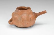 Miniature Cup with Handle and Side Spout, A.D. 500/800. Creator: Unknown