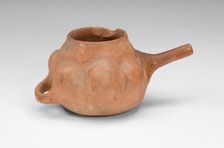 Miniature Cup with Handle and Side Spout, A.D. 500/800. Creator: Unknown