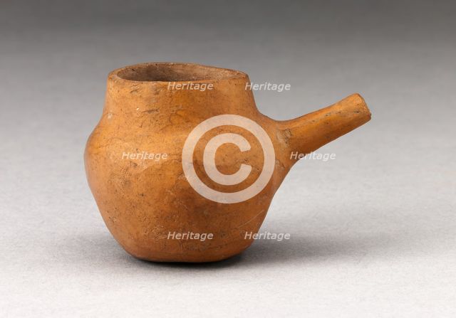 Miniature Cup with Side Spout, A.D. 500/800. Creator: Unknown.
