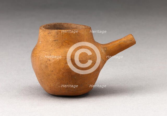 Miniature Cup with Side Spout, A.D. 500/800. Creator: Unknown.