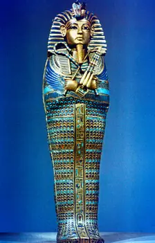 Miniature canopic coffin from the Tomb of Tutankhamun, 14th century BC