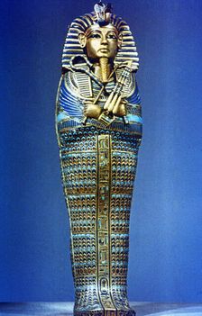 Miniature canopic coffin from the Tomb of Tutankhamun, 14th century BC