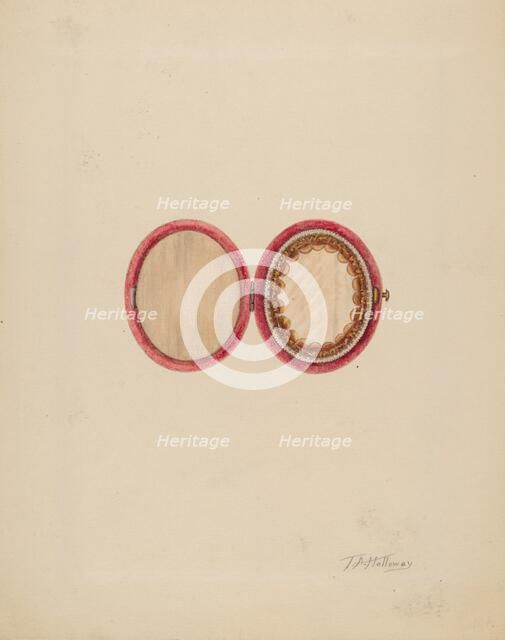 Miniature Case, c. 1937. Creator: Thomas Holloway.