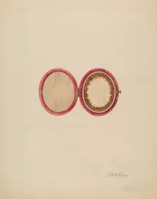 Miniature Case, c. 1937. Creator: Thomas Holloway