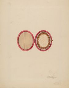 Miniature Case, c. 1937. Creator: Thomas Holloway