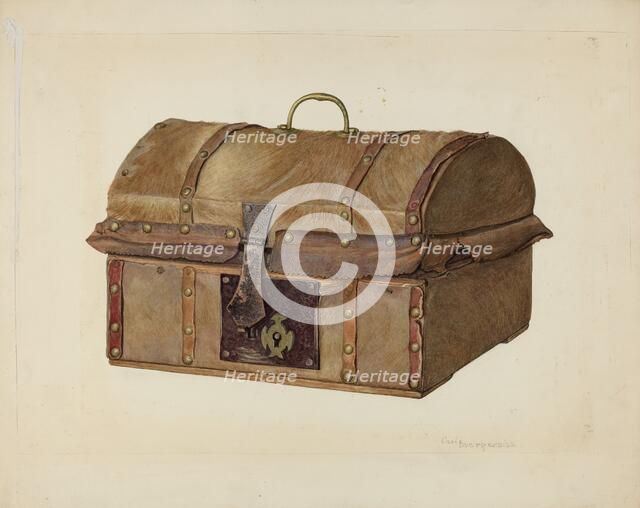 Miniature Chest, 1939. Creator: Carl Buergerniss.