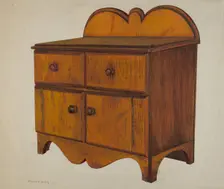 Miniature Chest, c. 1940. Creator: Frank Gray