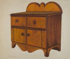 Miniature Chest, c. 1940. Creator: Frank Gray