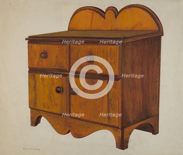 Miniature Chest, c. 1940. Creator: Frank Gray.