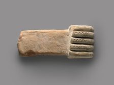 Miniature corbel in the shape of a hand, ca. 883-859 B.C. Creator: Unknown