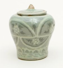 Miniature Covered Jar, South Korea, Goryeo dynasty (918-1392), 12th/13th century. Creator: Unknown