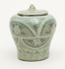 Miniature Covered Jar, South Korea, Goryeo dynasty (918-1392), 12th/13th century. Creator: Unknown