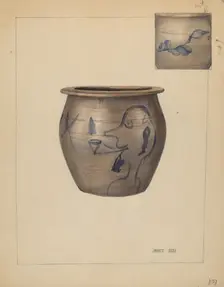 Miniature Crock, c. 1937. Creator: Janet Riza