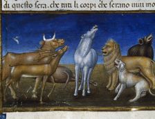 Miniature depicting The End of the World and the Universal Judgment, 1476. Creator: Cristoforo De Predis