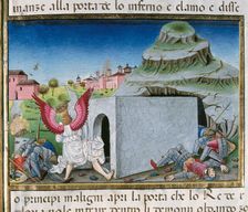 Miniature depicting an angel appearing in the tomb of Jesus and announcing his resurrection...1476. Creator: Cristoforo De Predis