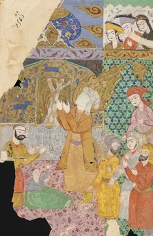 Miniature Depicting Prophet, 17th century or later. Creator: Unknown
