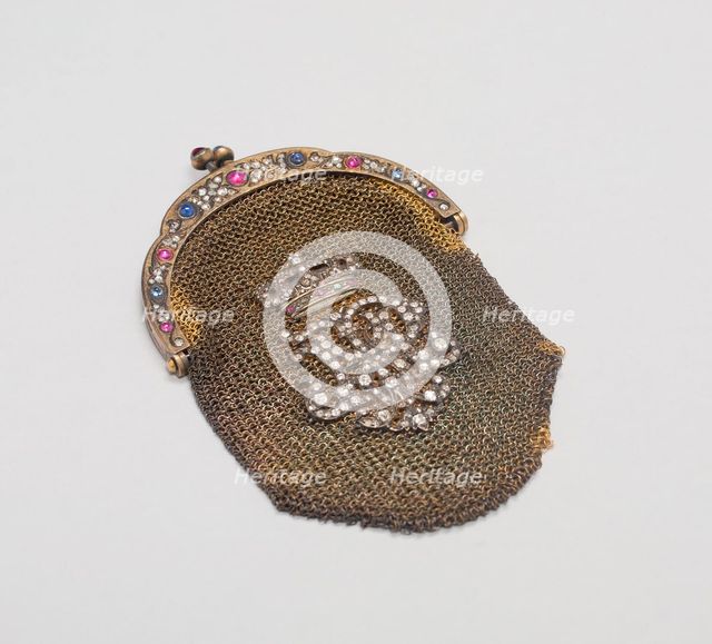 Miniature Evening Purse, Russia, c. 1890/1900. Creator: Unknown.