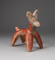 Miniature Figure of a Standing Deer, 100 B.C./A.D. 300. Creator: Unknown