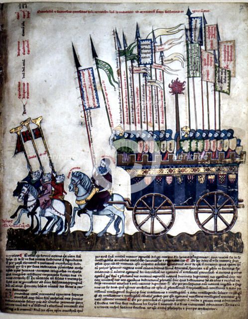 Miniature for work 'Electorium Parrum Breviculum seu' codex St. Peter, with scenes from the life …