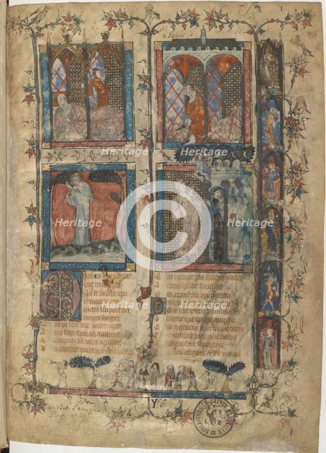 Miniature from a manuscript of the Roman de la Rose by Guillaume de Lorris and Jean de Meun, 1353. Artist: Master of the Rose novels (active Second Half of 14th cen.)
