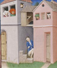 Miniature from Decameron by Giovanni Boccaccio, 15th century. Creator: Anonymous master