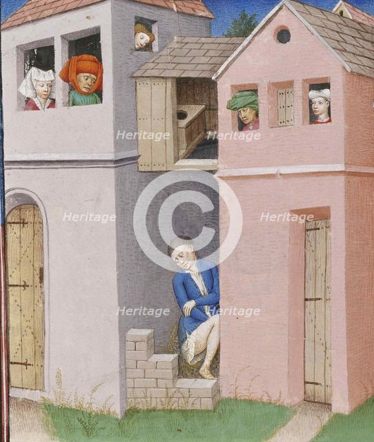 Miniature from Decameron by Giovanni Boccaccio, 15th century. Creator: Anonymous master.