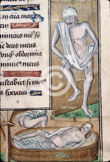Miniature from Heures à l'usage d'Amiens, Late 15th century. Creator: Anonymous master.