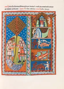 Miniature from Liber Scivias by Hildegard of Bingen, ca 1155. Creator: Anonymous