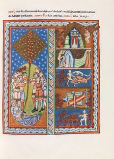 Miniature from Liber Scivias by Hildegard of Bingen, ca 1155. Creator: Anonymous