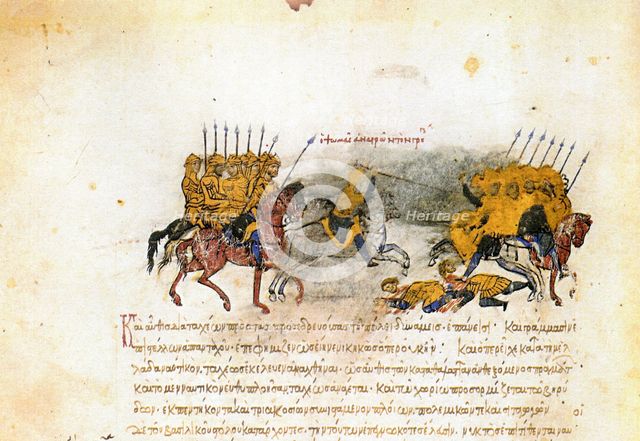 Miniature from the Madrid Skylitzes, 11th-12th century. Artist: Anonymous  