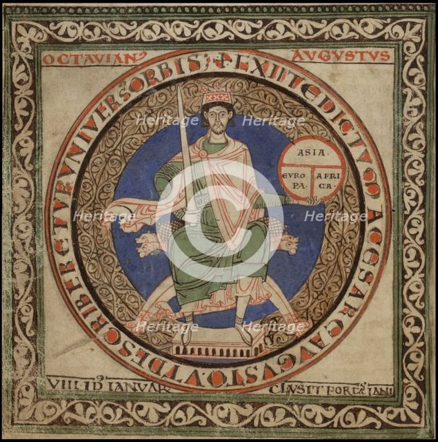 Miniature from the Manuscript Liber Floridus.