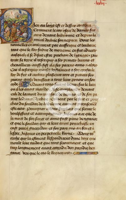 Miniature from The Miracles of Our Lady, about 1460. Creators: Lieven van Lathem, Jean Mielot.
